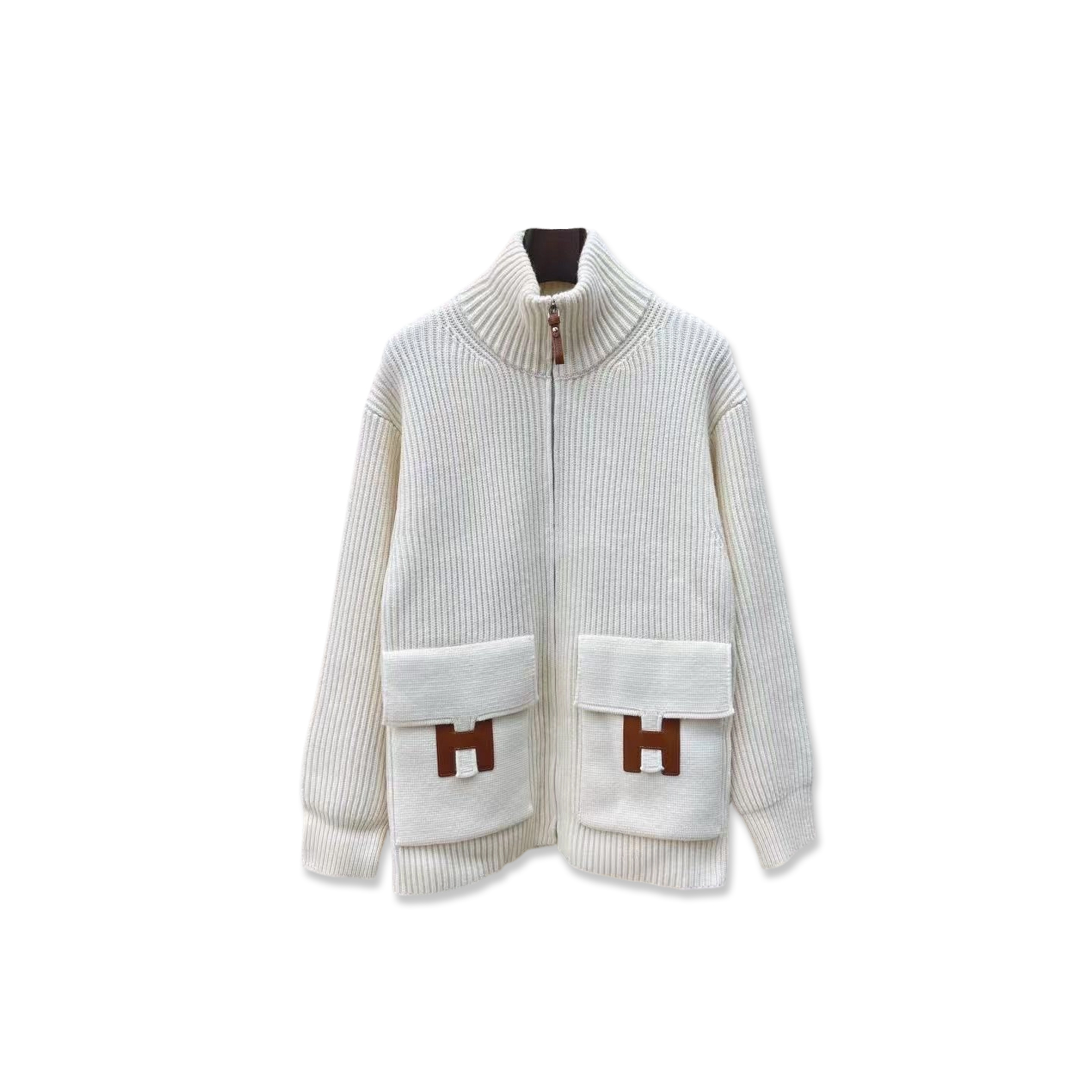 HERMES WOOL KNIT JACKET H6E2228D3A3